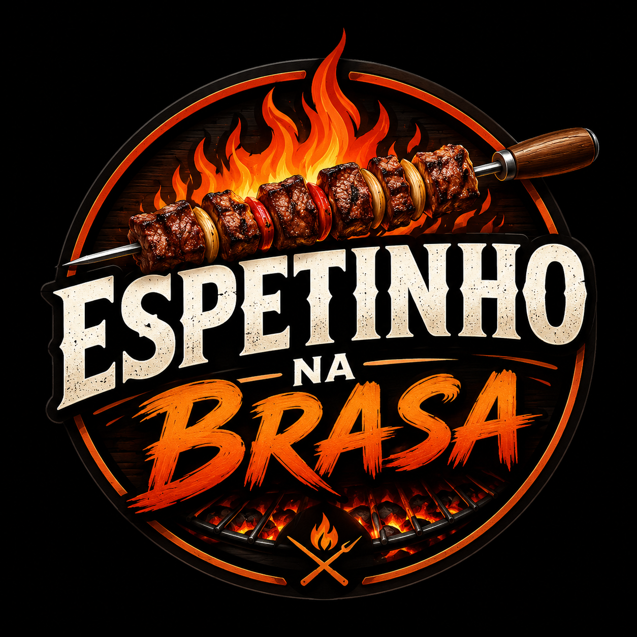 Logo de ESPETINHO NA BRASA